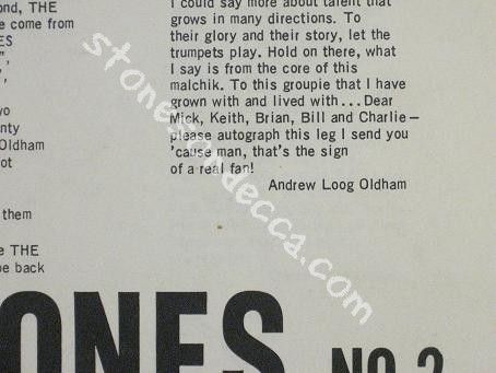 ROLLING STONES☆No.2 UK Open Decca Mono オ ROLLING STONES☆No.2 UK